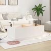 vidaXL Table basse Blanc 100x50x35 cm Bois massif de pin