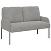 vidaXL Canap&eacute;s avec coussin 110cm Gris clair Contreplaqu&eacute;