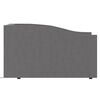 vidaXL Lit avec matelas et USB Gris clair Tissu 90x200 cm