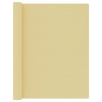 vidaXL Tapis de tente 250x500 cm Beige