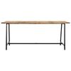 vidaXL Table &agrave; d&icirc;ner 180x90x75 cm bois de manguier massif
