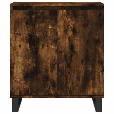 vidaXL Buffet Chêne fumé 60x35x70 cm Bois d'ingénierie