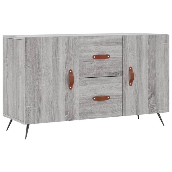 vidaXL Buffet sonoma gris 100x36x60 cm bois d'ing&eacute;nierie