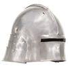 vidaXL Casque de chevalier m&eacute;di&eacute;val antique pour GN Argent&eacute; Acier