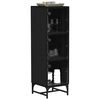 vidaXL Buffet Ch&ecirc;ne noir 35 x 37 x 117 cm