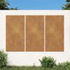 vidaXL D&eacute;corations murales jardin 3 pcs 105x55 cm design du soleil