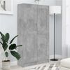 vidaXL Biblioth&egrave;que Gris b&eacute;ton 82,5x30,5x150 cm Bois d&rsquo;ing&eacute;nierie