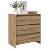 vidaXL Buffet ch&ecirc;ne artisanal 70x41x75 cm bois d'ing&eacute;nierie
