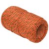 vidaXL Corde de bateau Orange 2 mm 50 m Polypropyl&egrave;ne
