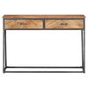 vidaXL Table console 110x35x75 cm Bois d'acacia massif