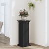 vidaXL Support pour plantes noir 33x33x80 cm bois d'ing&eacute;nierie