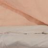 vidaXL Ensemble de housse de couette rose 140x200 cm Coton