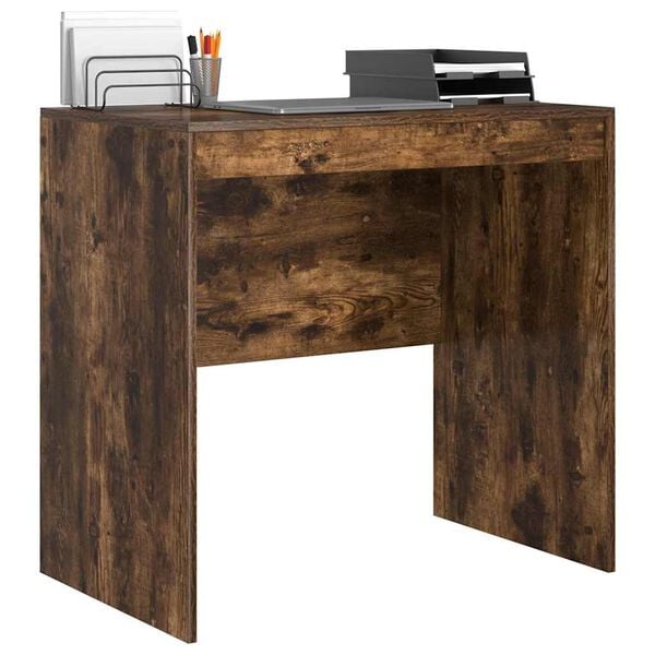 vidaXL Bureau Chêne fumé 80 x 50 x 76 cm Bois d'ingénierie