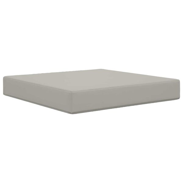 vidaXL Coussin de canap&eacute; d'ext&eacute;rieur Gris 60 x 60 x 8 cm Polyester