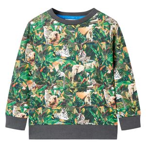 vidaXL Sweatshirt pour enfants vieux p&eacute;trole 104