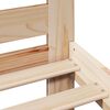 vidaXL Cadre de lit sans matelas 90x200 cm bois de pin massif