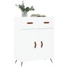 vidaXL Buffet blanc 69,5x34x90 cm bois d'ing&eacute;nierie