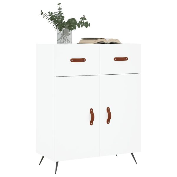 vidaXL Buffet blanc 69,5x34x90 cm bois d'ing&eacute;nierie