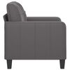vidaXL Fauteuil Gris 60 cm Similicuir