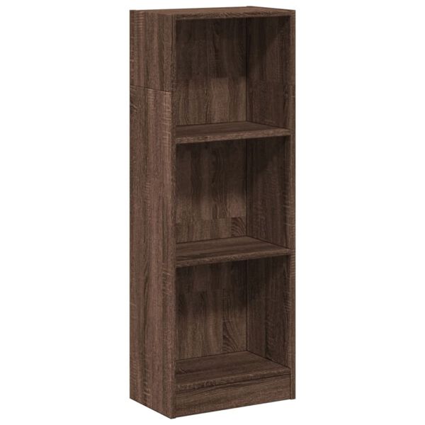 vidaXL Biblioth&egrave;que ch&ecirc;ne marron 40x24x109 cm bois d'ing&eacute;nierie