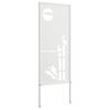 vidaXL &Eacute;cran de confidentialit&eacute; de jardin Fretwork Blanc 50 x 140 cm