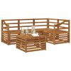 vidaXL Ensemble de canap&eacute;s d'ext&eacute;rieur 5 pcs Naturel
