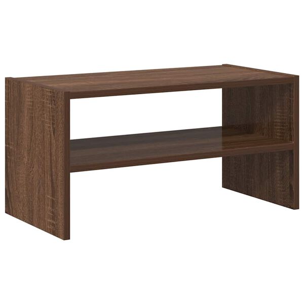 vidaXL &Eacute;tag&egrave;re &agrave; chaussures empilable ch&ecirc;ne marron 60x30x30,5 cm