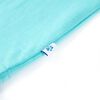 T-shirt pour enfants avec manches courtes aqua 140