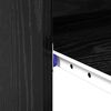 vidaXL Bureau Ch&ecirc;ne noir 77,5 x 43 x 79 cm Bois d'ing&eacute;nierie