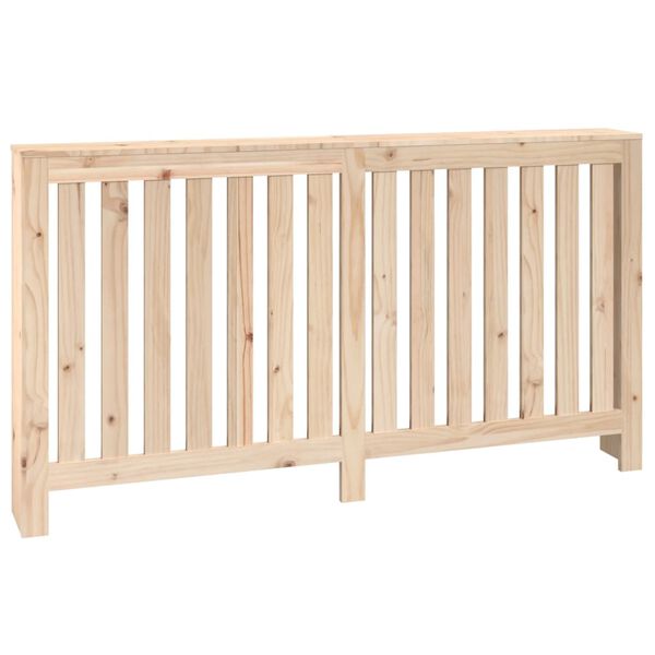 vidaXL Cache-radiateur 153x19x84 cm Bois massif de pin