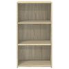 vidaXL Buffet ch&ecirc;ne sonoma 50x41x93 cm bois d'ing&eacute;nierie