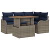 vidaXL Ensemble de canap&eacute; de jardin 5 pc 4-Nombre de places