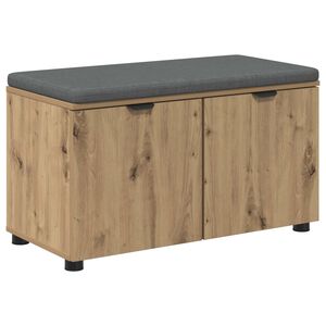 vidaXL Banc d'entr&eacute;e Ch&ecirc;ne Artisanal 80 x 38 x 46 cm