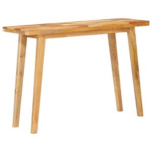 vidaXL Table &agrave; d&icirc;ner 110 x 35 x 75 cm Bois de mangue massif Naturel