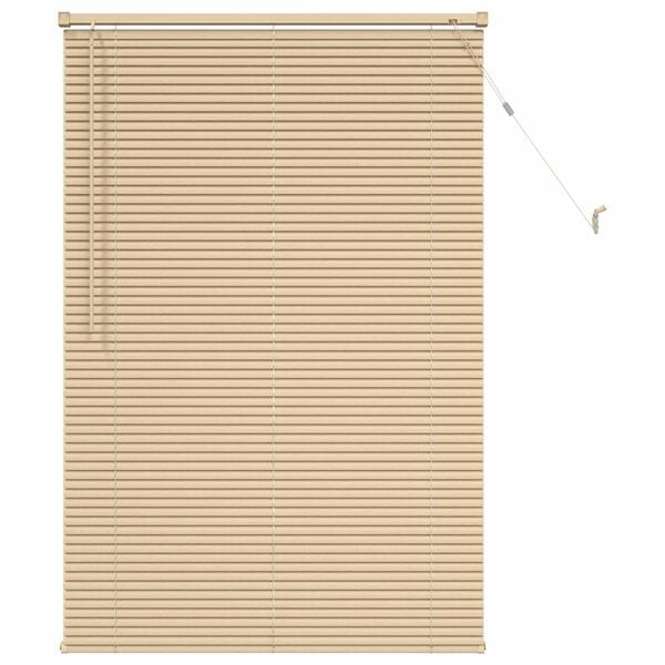 vidaXL Store V&eacute;nitien R&eacute;glable Marron clair avec motif 150 x 80 cm PVC