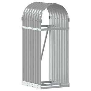 vidaXL Porte-b&ucirc;ches gris clair 40x45x100 cm acier galvanis&eacute;