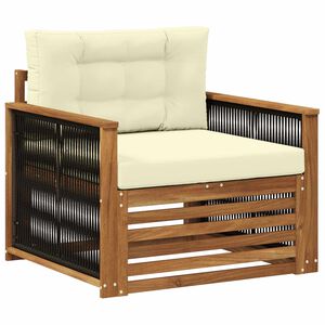 vidaXL Sofa de milieu ext&eacute;rieur Naturel