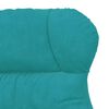 vidaXL fauteuil Turquoise 69 x 74 x 93 cm Velours