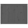 vidaXL Bo&icirc;te &agrave; linge Gris 88,5x44x66 cm Bois massif de pin