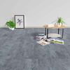 vidaXL Planches de sol 55 pcs Gris 5,11 m&sup2; PVC