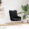vidaXL fauteuil Noir 63 x 67 x 94 cm Tissu Sherpa