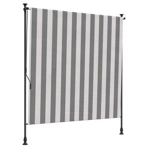 vidaXL Store Roulant Ext&eacute;rieur Anthracite et blanc 120 x 270 cm