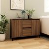 vidaXL Buffet Ch&ecirc;ne marron 102x35x70 cm Bois d'ing&eacute;nierie