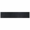 vidaXL Tapis rectangulaire noir 60x300 cm bambou