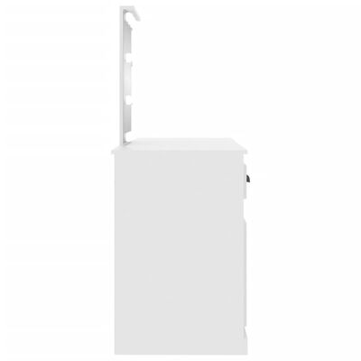 vidaXL Coiffeuse avec LED blanc 130x50x132,5 cm