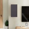 vidaXL Meuble TV Gris 30,5x30x60 cm Bois d&rsquo;ing&eacute;nierie