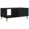 vidaXL Table basse Noir 90 x 50 x 40 cm Bois d'ing&eacute;nierie