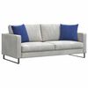 vidaXL Coussins de canap&eacute; 2 pcs Bleu police 45 x 45 cm