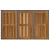 vidaXL Ensemble de salle &agrave; manger pour jardin 7 pcs Gris et marron