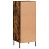 vidaXL Buffet Ch&ecirc;ne fum&eacute; 34,5x34x90 cm Bois d'ing&eacute;nierie